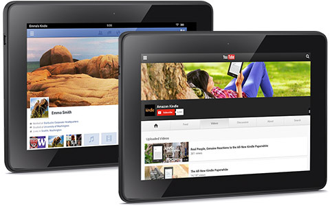 Kindle Fire HDX Social Web